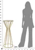 Mauro Ferretti Beistelltisch Stick Glam Ø 38x100 cm gold Produktbild-Vorschau 7