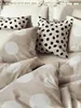 IKEA ODDNY Kissenbezug mit Punkten 50x50 cm Creme Produktbild-Vorschau 5