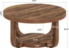 Tribesigns Runder Couchtisch, 2-stufiger runder Couchtisch Produktbild-Vorschau 6