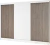 Schwebetürenschrank, 3-türig Schrank mit 4 Schubladen, und Produktbild-Vorschau 2