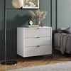 Kommode Vicco Eliza Weiß 80 x 81.2 cm mit 3 Schubladen, Produktbild-Vorschau 4