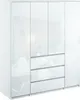 Kleiderschrank Mehrzweckschrank Stauraumkommode Hochschrank Produktbild-Vorschau 1