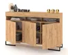 Große Kommode Fernsehschrank LUNA 3D Golden Craft Produktbild-Vorschau 3