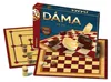 Dáma + mlýn dřevěné kameny společenská hra v krabici Náhled obrázku produktu 1