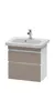 Waschtischunterbau DURASTYLE 368x580x610mm taupe/basalt Produktbild-Vorschau 2