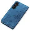 A blue phone case with a dandelion design. Produktbild-Vorschau
