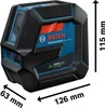 Bosch Kombilaser, GCL 2-50 G, con treppiede da cantiere, 1 Anteprima dell’immagine prodotto 32