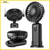 Mini ventilátor prenosný ventilátor stojan ručný čierny Náhľad obrázku produktu 5