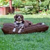 4L Textil MOLLY Hundekissen flauschig Cord Hundebett Grosse Produktbild-Vorschau 3