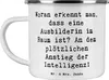 Mr. & Mrs. Panda Pott Spruch Ausbilderin Intelligenz - Weiß Produktbild-Vorschau 1