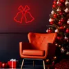 Neon LED w kształcie dzwonków, zasilany bateriami i USB Anteprima dell’immagine prodotto 8
