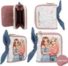 Depesche Kinder Portemonnaie TOPModel VELO FLEUR Pink-creme Náhľad obrázku produktu 4