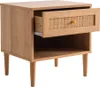 ACAZA Nachttisch – Moderne Nachttische – Rattan-Akzent – Produktbild-Vorschau 5