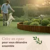 Floranica Bordure de jardin flexible 10 x 100 cm marron Voir les images du produit 6