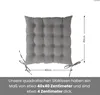 Vankúš na sedenie so 16-bodovým prešívaním 40x40 sivý Náhľad obrázku produktu 2