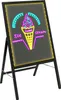 LED informační tabule 50 x 70 cm, černá, stojací tabule pro Náhled obrázku produktu 1