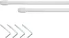 Vitragestange 11 mm, ausziehbar - Weiß, 2 Stück 40 - 70 cm Produktbild-Vorschau 1