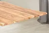 Esszimmertisch 140x80cm Lyon, echte Baumkante, Akazienholz Produktbild-Vorschau 5
