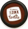 Razítkovací polštářek na textil IZINK textile - hnědý Náhled obrázku produktu 2