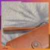 OMNA | Dámská kožená peněženka HNĚDÁ - Lakovaná - Ochrana Náhled obrázku produktu 7
