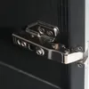 Vetrina angolare in MDF nero con illuminazione a LED, Anteprima dell’immagine prodotto 9