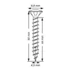 SPAX Linsensenkkopf 4.5x 50 Vollgewinde Torx 20 Edelstahl Produktbild-Vorschau 15