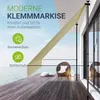Juskys Klemmmarkise Kapstadt 400x120 cm - Höhenverstellbar, Produktbild-Vorschau 2