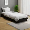 vidaXL Massivholzbett Schwarz 75x190 cm -  Betten & Produktbild-Vorschau 2
