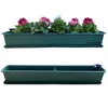 Blumenkasten Balkonkasten Pflanzkasten Grün mit Produktbild-Vorschau 1