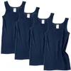 HERMKO 2800 4er Pack Jungen Unterhemd (Weitere Farben) Produktbild-Vorschau 1