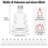 6x Tannenbaumflasche 200ml leere Flasche zum Befüllen Produktbild-Vorschau 6