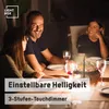 LED Außen Tischlampe, Solar, 3 Stufen Touchdimmer, 30cm, Produktbild-Vorschau 5