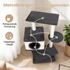 COSTWAY, drapak dla kota o wysokości 99 cm, wielopoziomowa Podgląd zdjęcia produktu 6