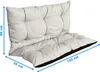 Coussin et dossier pour balançoire de jardin 150X60X50 cm Voir les images du produit 3