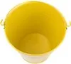 Blecheimer Vintage als Blumentopf / Dekoration Gelb Produktbild-Vorschau 2