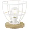 BRILLIANT Lampe Matrix Wood Lampe de table 25cm blanc mat | Voir les images du produit 1
