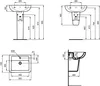IDEAL STANDARD V921101 Wandsäule Eurovit Plus, Produktbild-Vorschau 3