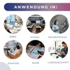 Collage of images showing different application scenarios for a product, with text labels. Produktbild-Vorschau