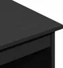 vidaXL Schreibtisch Schwarz 112 x 50 x 75 cm Massivholz Produktbild-Vorschau 6
