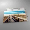 Bild auf Leinwand - Leinwandbild - 3 Teile - Meer Strand Produktbild-Vorschau 2