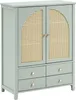 BELIANI Schuhschrank Mintgrün MDF Holzwerkstoff u. Produktbild-Vorschau 1