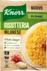 A product package for Knorr Risotteria Milanese, showing a bowl of risotto and saffron. Podgląd zdjęcia produktu