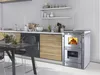 Herd SG-60 Edelstahl mattiert mit Kochfeld und Backofen, 60 Produktbild-Vorschau 2
