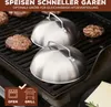 eluno Burgerhaube 2er Set - je 17,5 x 8,5 cm - Grillhaube, Produktbild-Vorschau 5