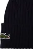 Cappello Lacoste in lana a coste Unisex Navy, Taglia:OSFA Anteprima dell’immagine prodotto 7