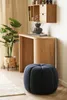 Moderner blauer Hocker mit Paisley-Muster, 48x48x38 cm (B x Produktbild-Vorschau 4