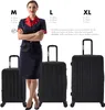 Flexot® F-3045 |  Sada 3 kufrov | s V-rozšírením | Čierna Náhľad obrázku produktu 2