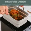 2 Stück Rechteckige Heißluftfritteuse Silikon Backbleche, Produktbild-Vorschau 8
