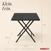 ONBEST Balkontisch klappbar | Schwarz | 56,5 x 62 cm | Produktbild-Vorschau 6
