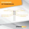 ENOVALITE LED Solar-Straßenleuchte 4300 lm kaltweiß schwarz Produktbild-Vorschau 3